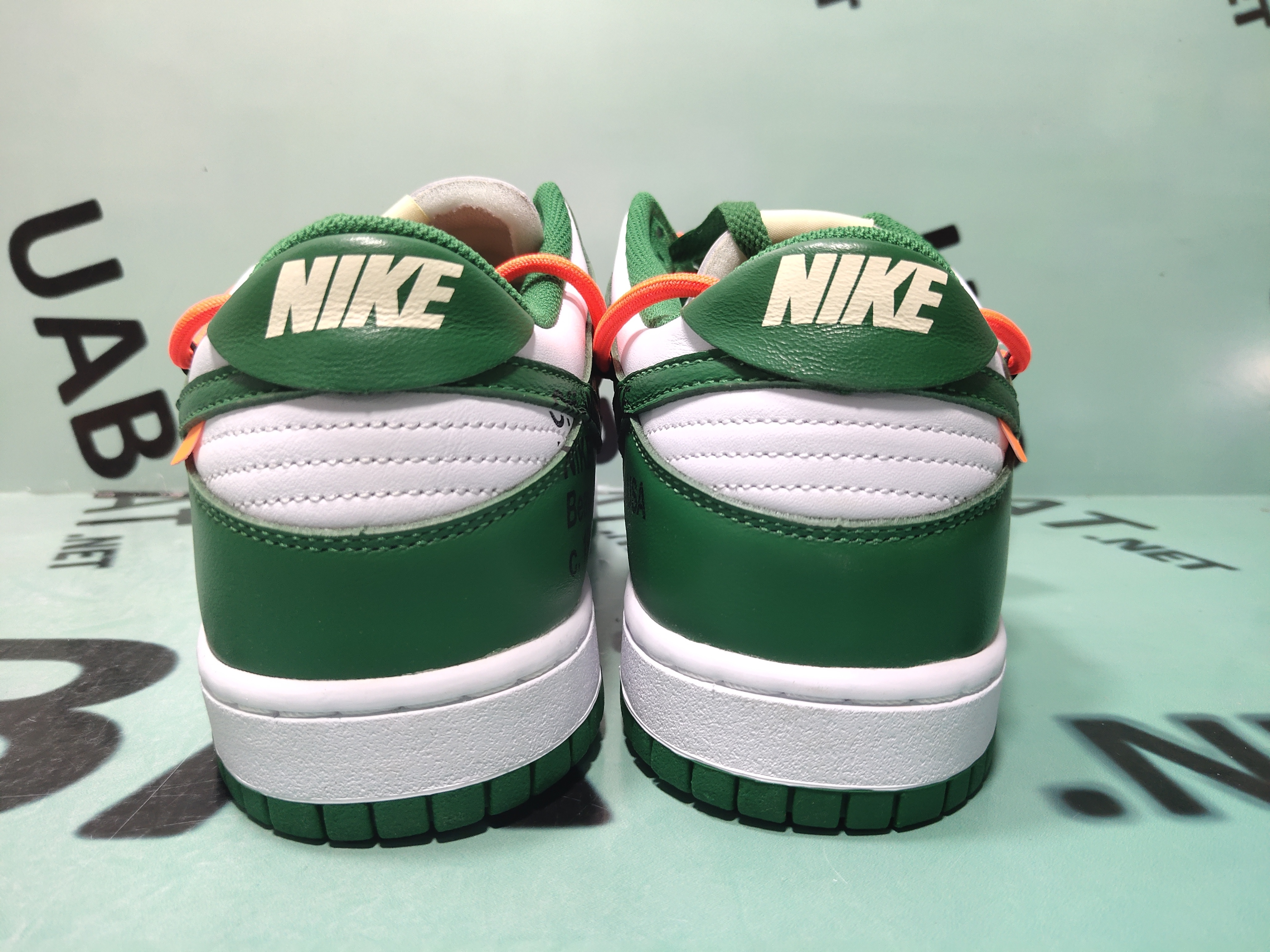 Uabat SB Dunk Low Off-White Pine Green ,CT0856-100
