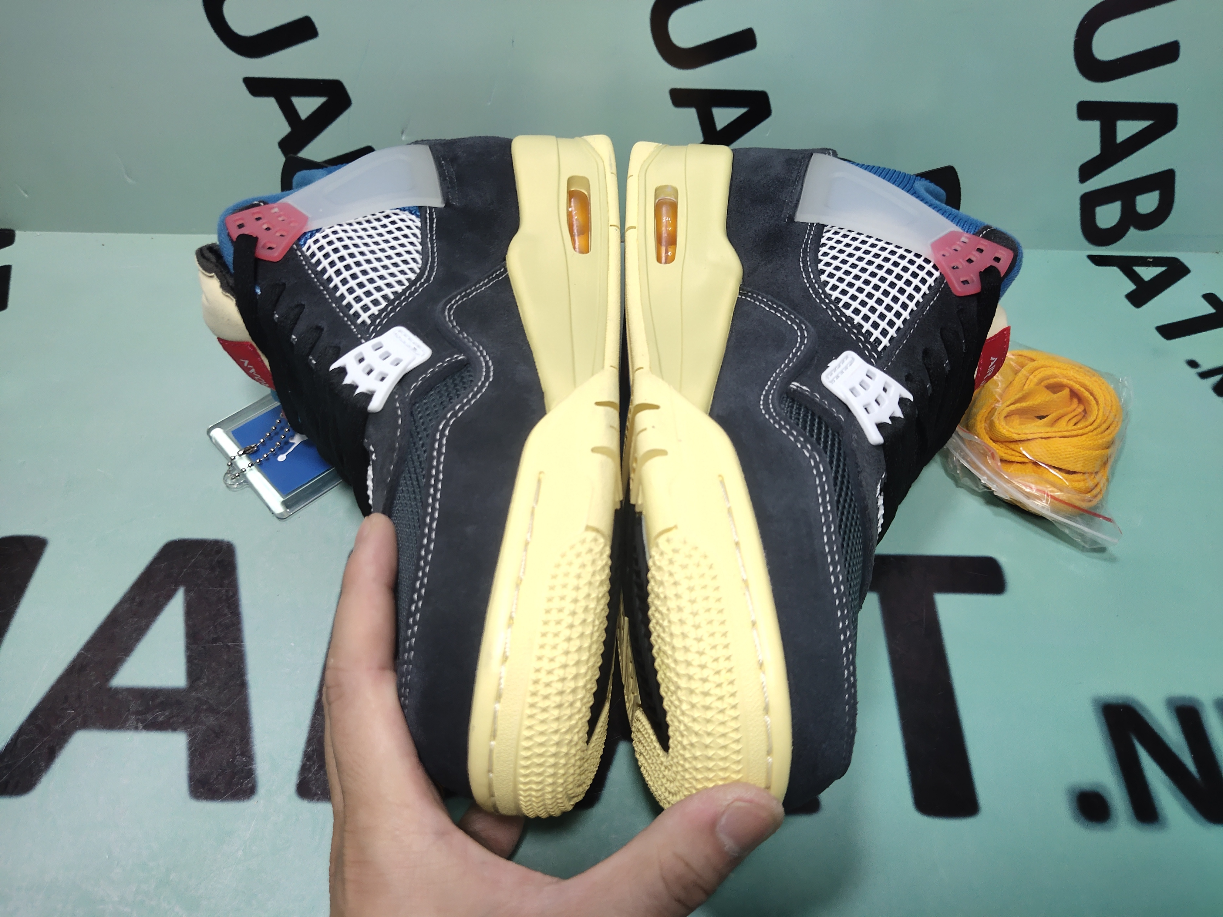 Uabat Jordan 4 Retro Union Off Noir ,DC9533-001
