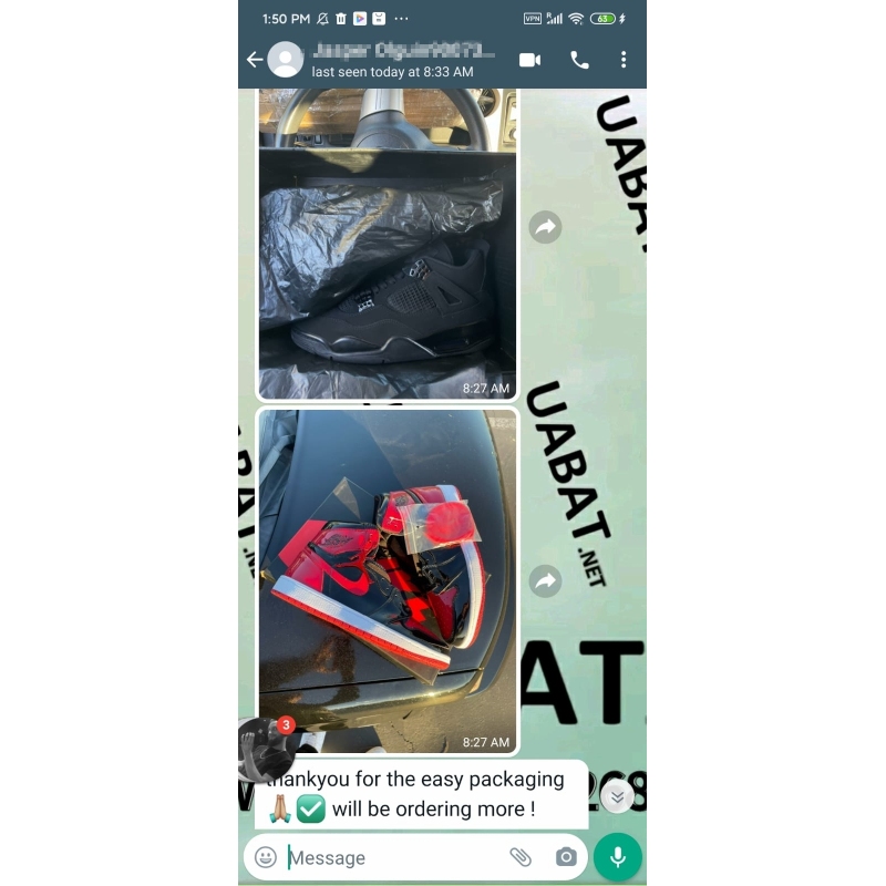 Uabat Jordan 4 Retro Black Cat (2020) ,CU1110-010