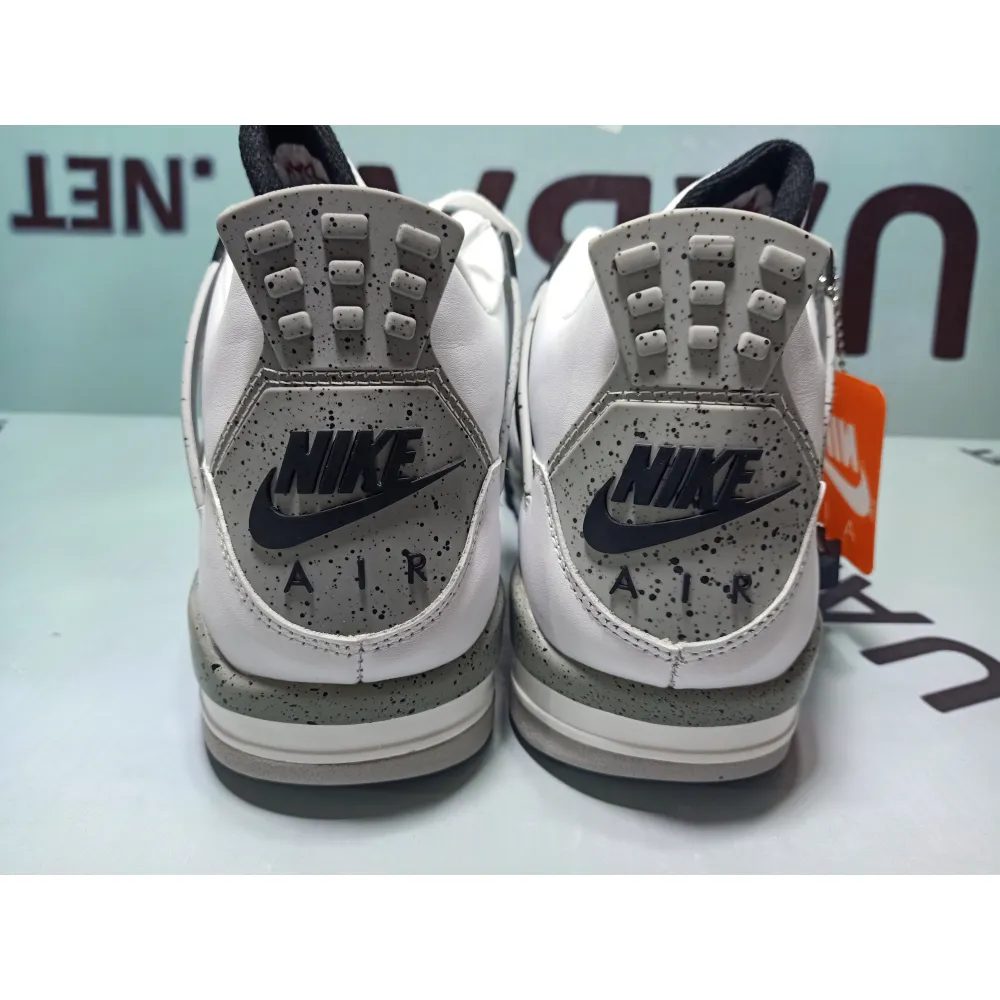 Uabat Jordan 4 Retro White Cement ,840606-192