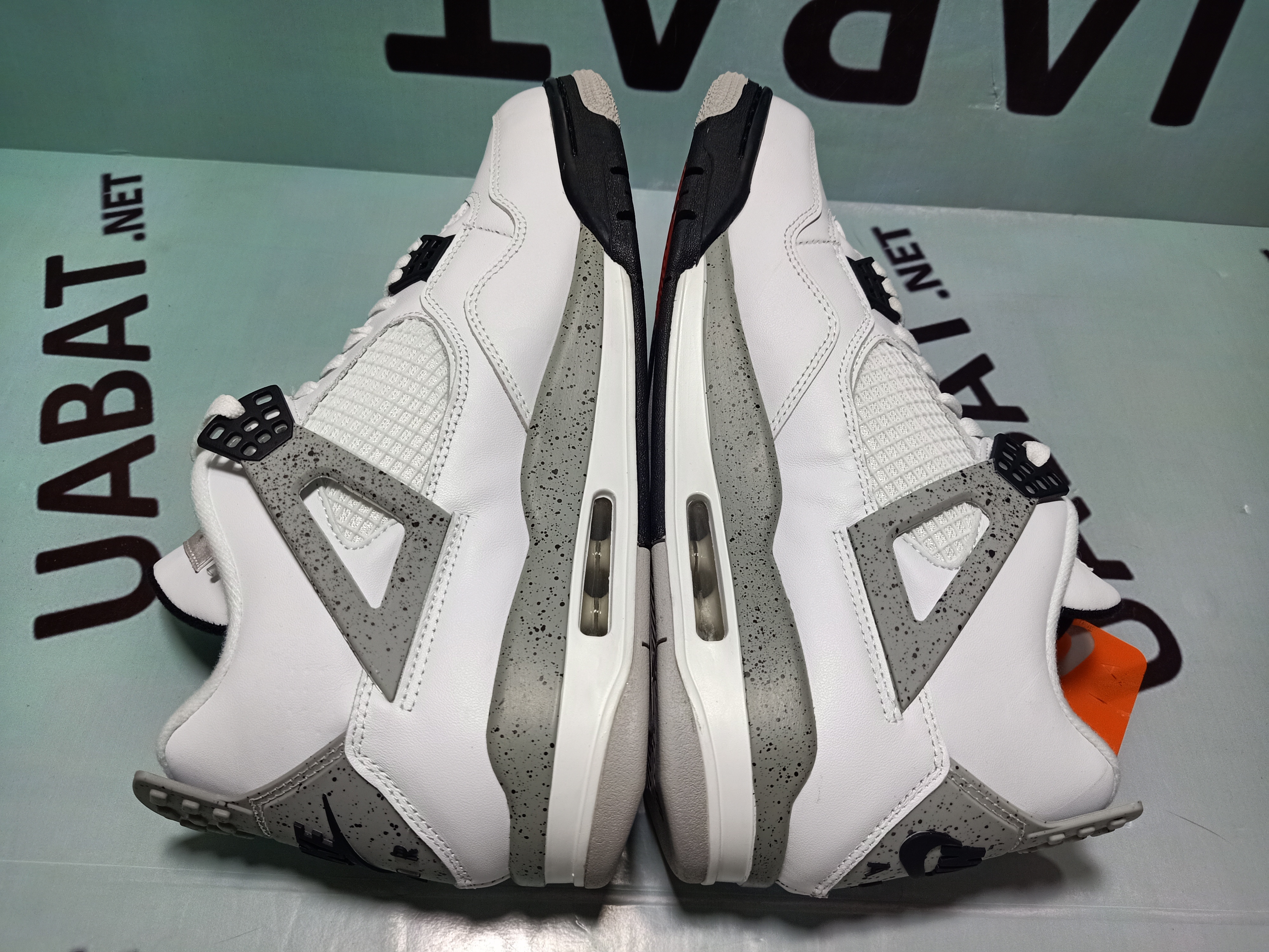 Uabat Jordan 4 Retro White Cement ,840606-192