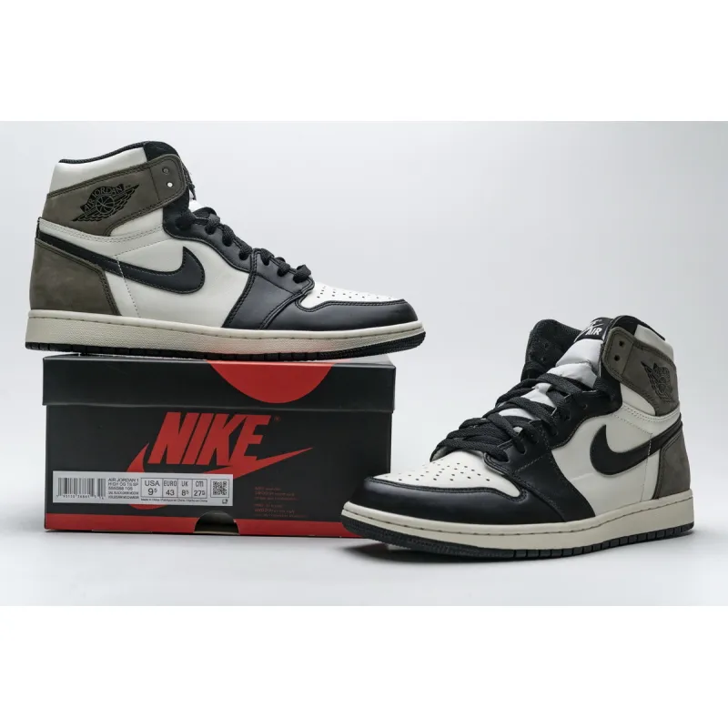 Uabat Jordan 1 Retro High Dark Mocha ,555088-105
