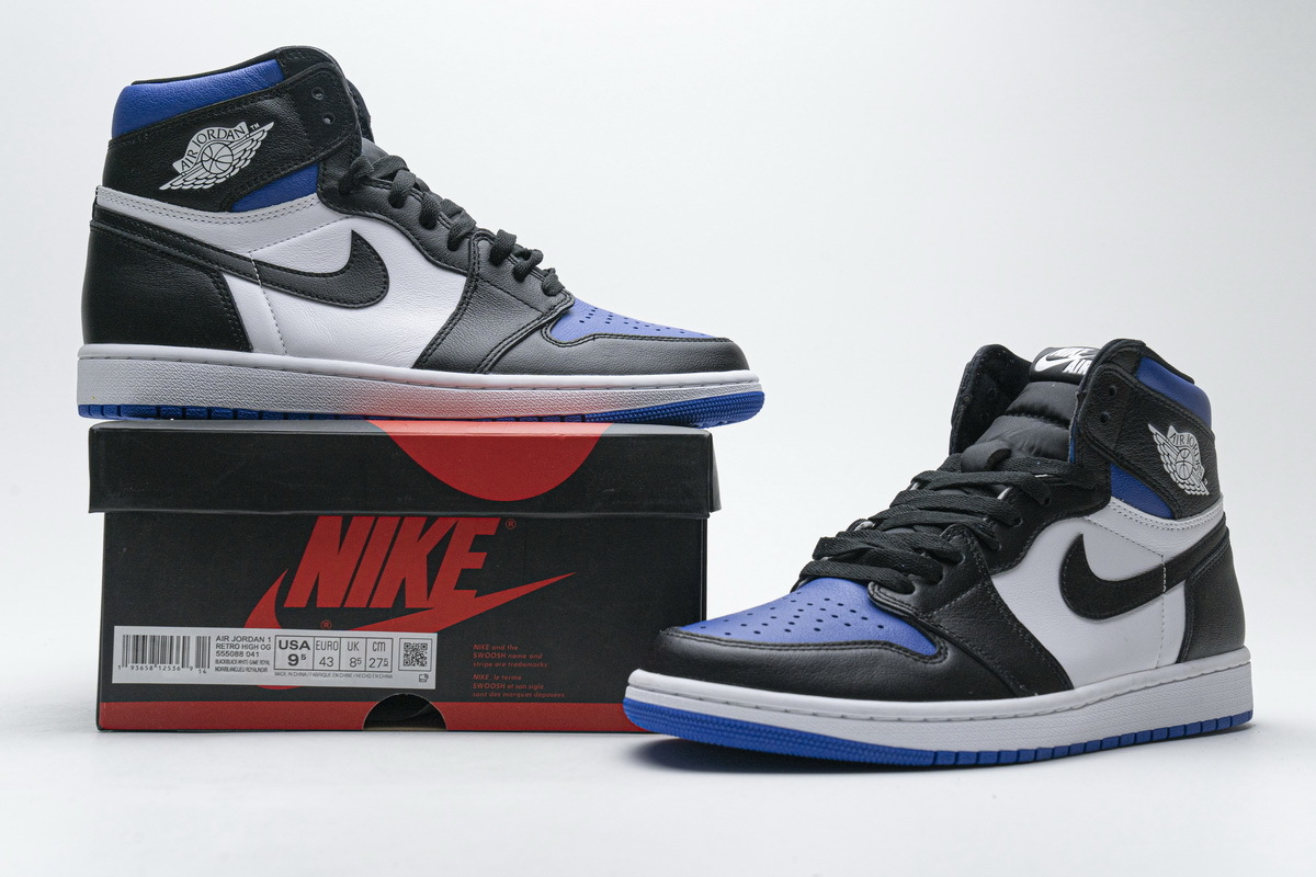 Uabat Jordan 1 Retro High Royal Toe ,555088 041