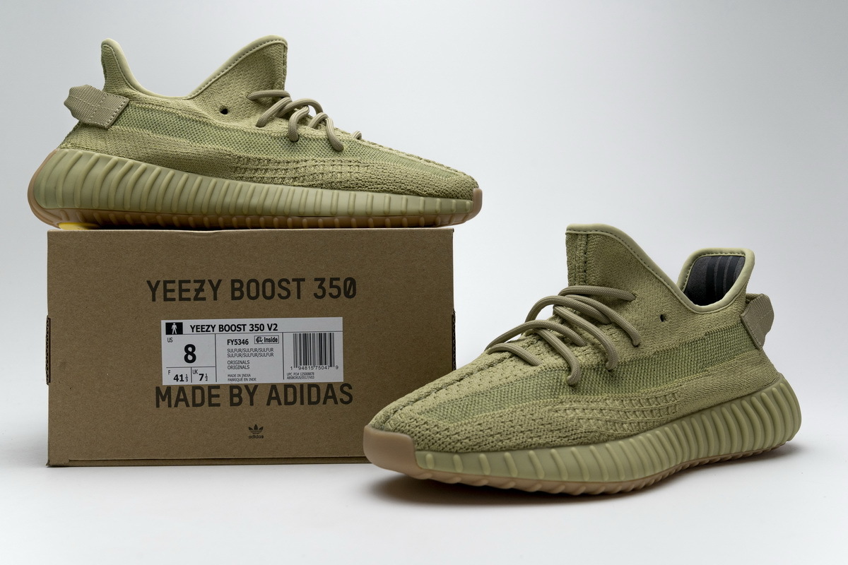 Uabat Yeezy Boost 350 V2 Sulfur ,FY5346