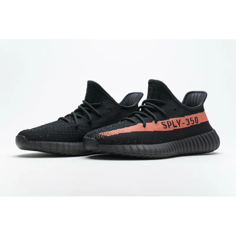 Uabat Yeezy Boost 350 V2 Core Black Red ,BY9612