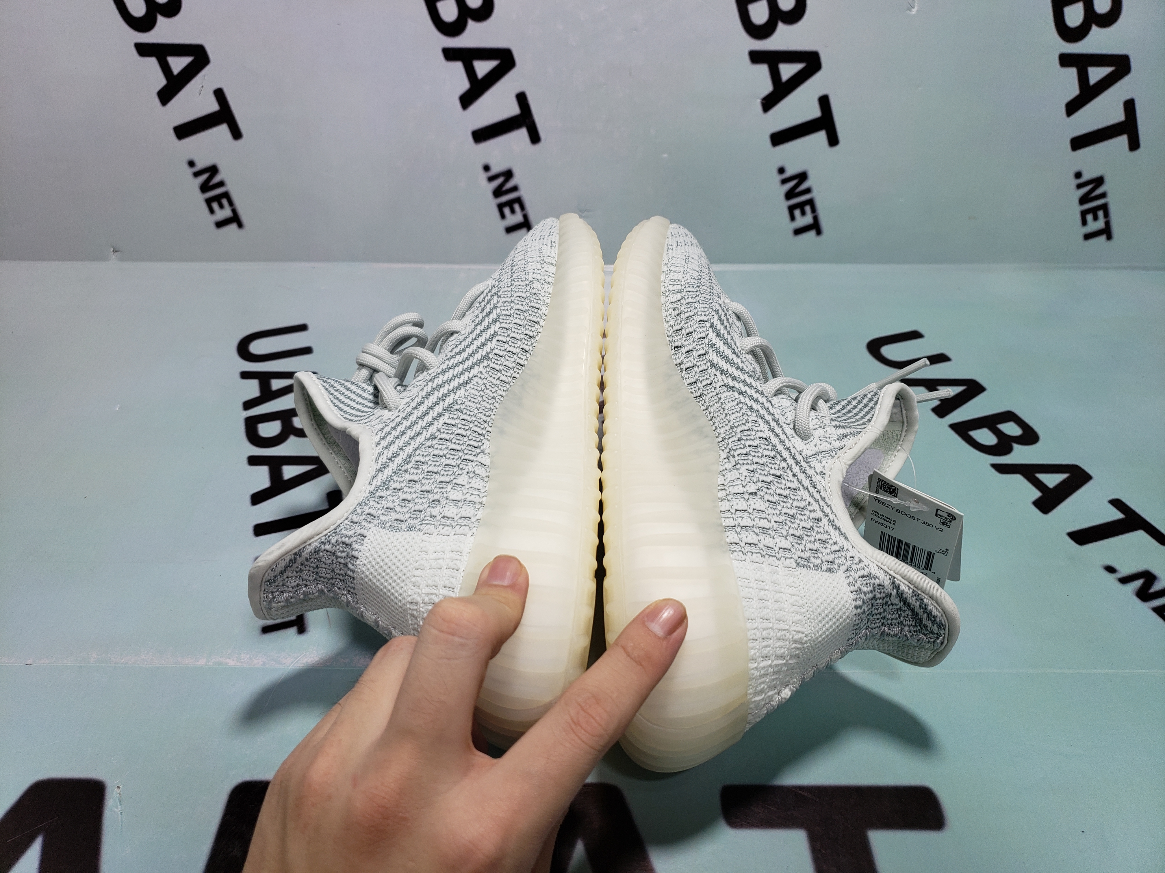 Uabat Yeezy Boost 350 V2 Cloud White (Reflective) ,FW5317
