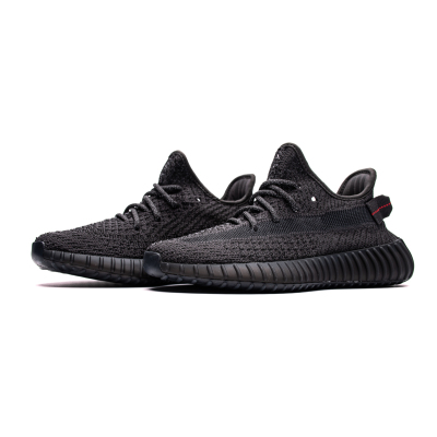 Uabat Yeezy Boost 350 V2 Static Black (Reflective) ,FU9007 01