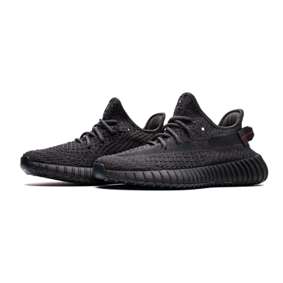Uabat Yeezy Boost 350 V2 Static Black (Reflective) ,FU9007 01