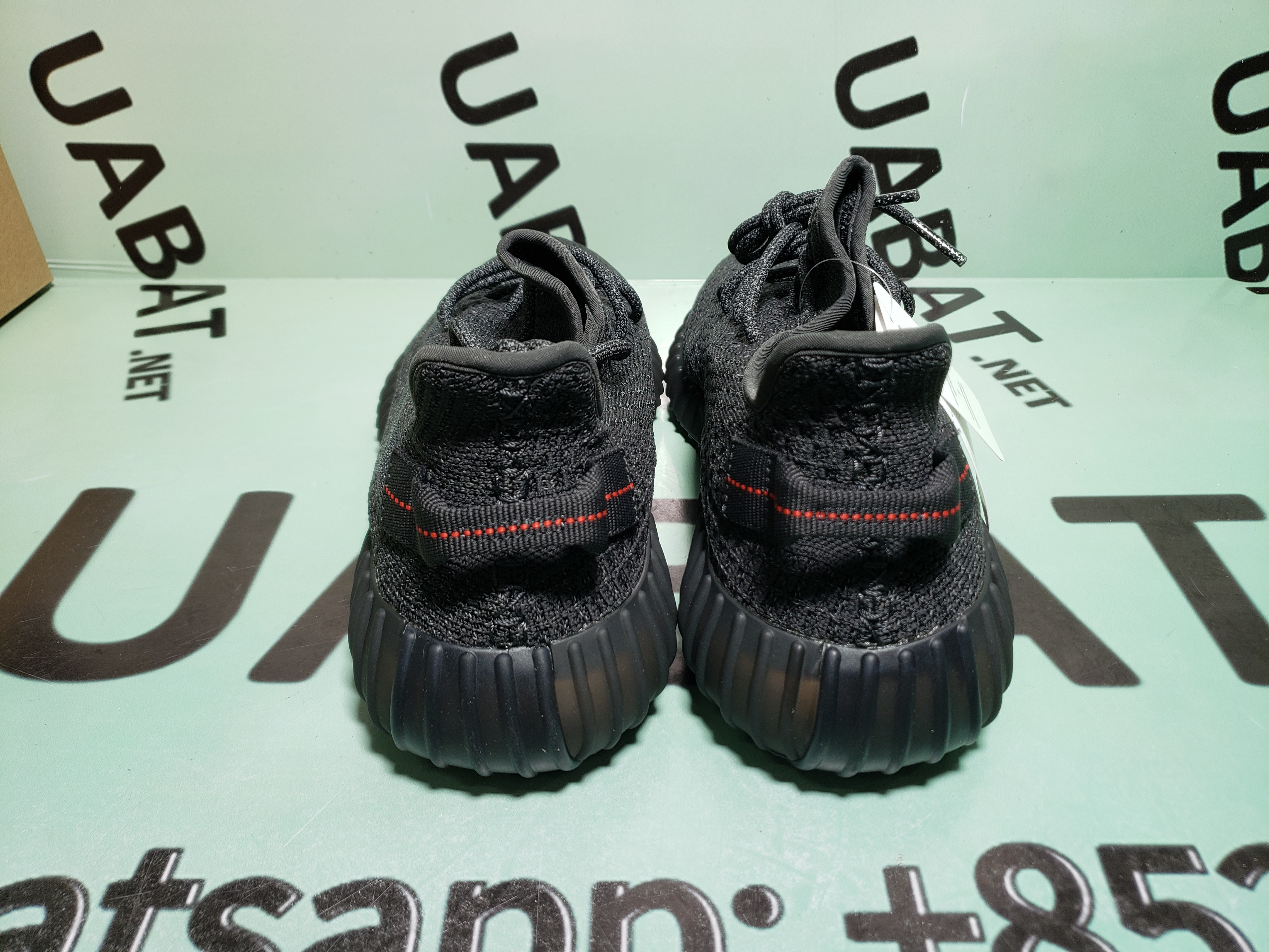 Uabat Yeezy Boost 350 V2 Static Black (Reflective) ,FU9007