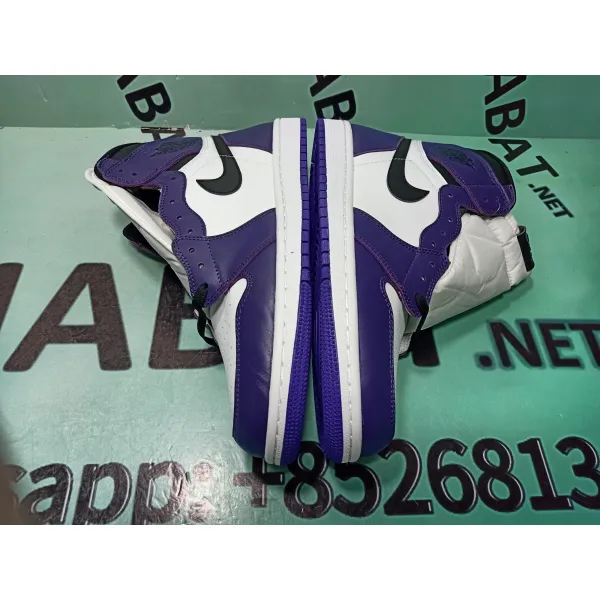 Uabat Jordan 1 Retro High Court Purple White ,555088-500