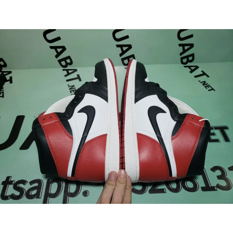 Uabat Jordan 1 Retro Black Toe (2016) ,555088-125