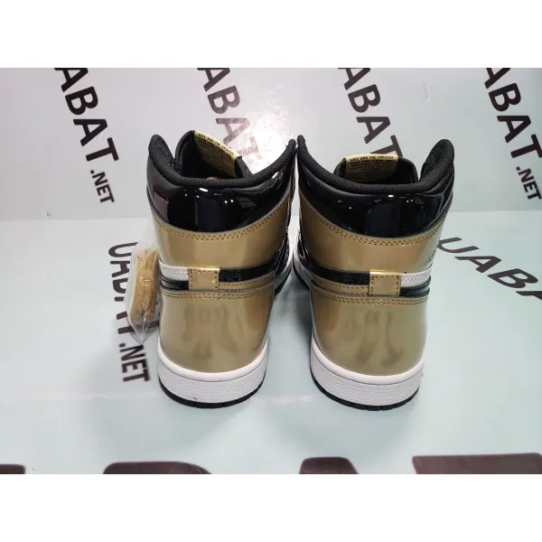 Uabat Jordan 1 Retro High NRG Patent Gold Toe ,861428-007