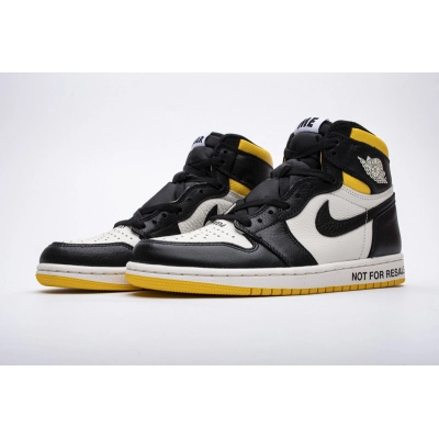 Uabat Jordan 1 Retro High "Not for Resale" Varsity Maize ,861428-107 01