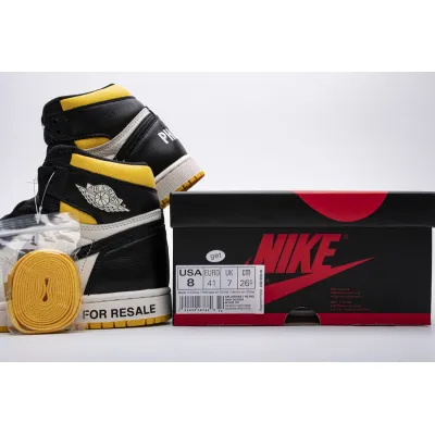 Uabat Jordan 1 Retro High "Not for Resale" Varsity Maize ,861428-107 02