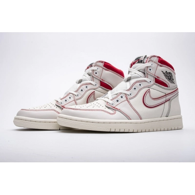 Uabat Jordan 1 Retro High Phantom Gym Red ,555088-160 01