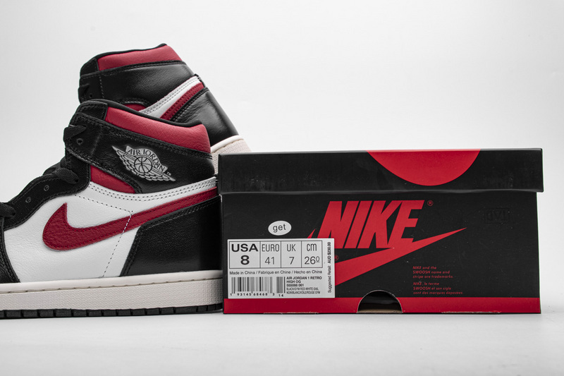 Uabat Jordan 1 Retro High Black Gym Red ,555088-061