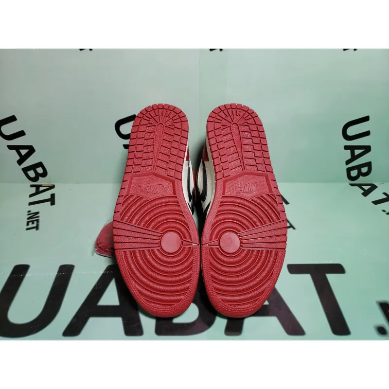 Uabat Jordan 1 Retro High Bred Toe ,555088-610