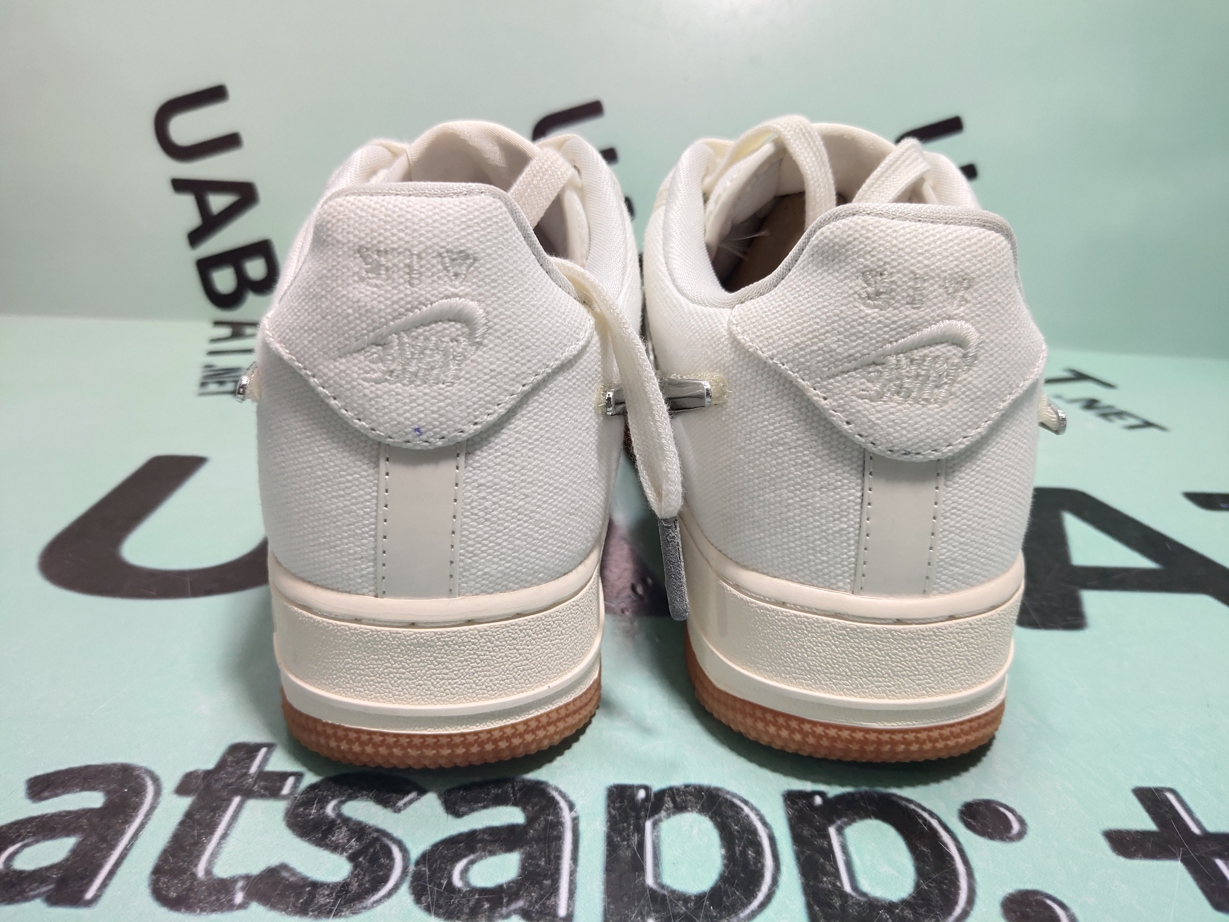 Uabat Air Force 1 Low Travis Scott Sail ,AQ4211-101