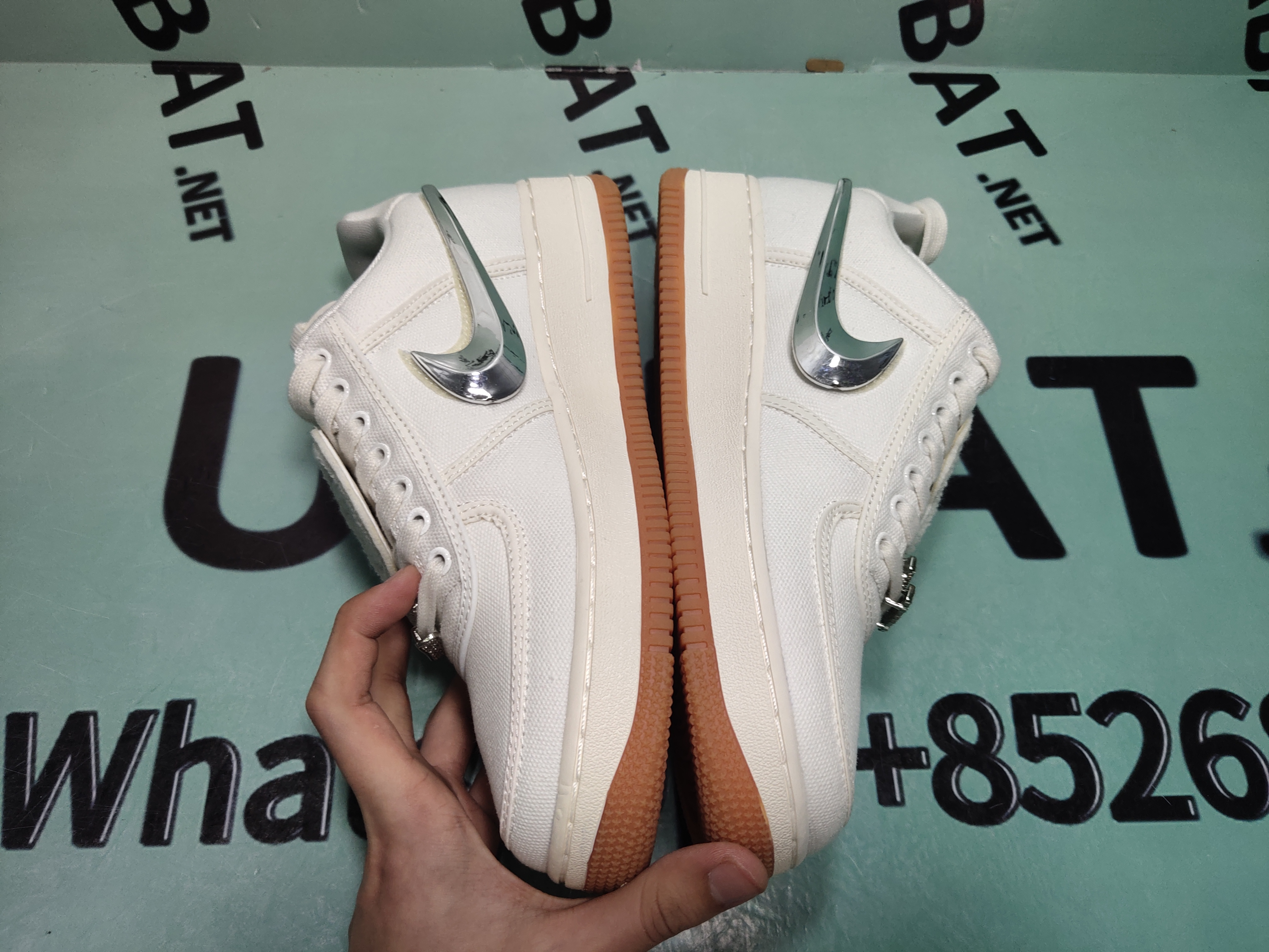 Uabat Air Force 1 Low Travis Scott Sail ,AQ4211-101