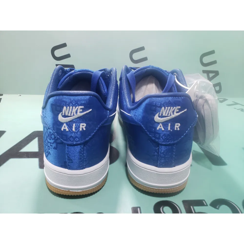 Uabat Air Force 1 Low CLOT Blue Silk ,CJ5290-400