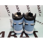 Uabat Jordan 1 Retro High White University Blue Black ,555088-134