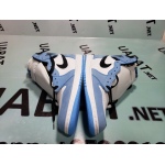 Uabat Jordan 1 Retro High White University Blue Black ,555088-134
