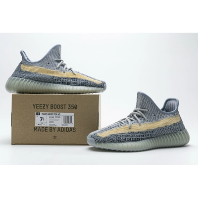Uabat Yeezy Boost 350 V2 Ash Blue ,GY7657 01