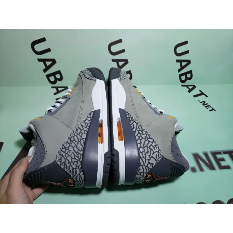 Uabat Jordan 3 Retro Cool Grey (2021) ,CT8532-012