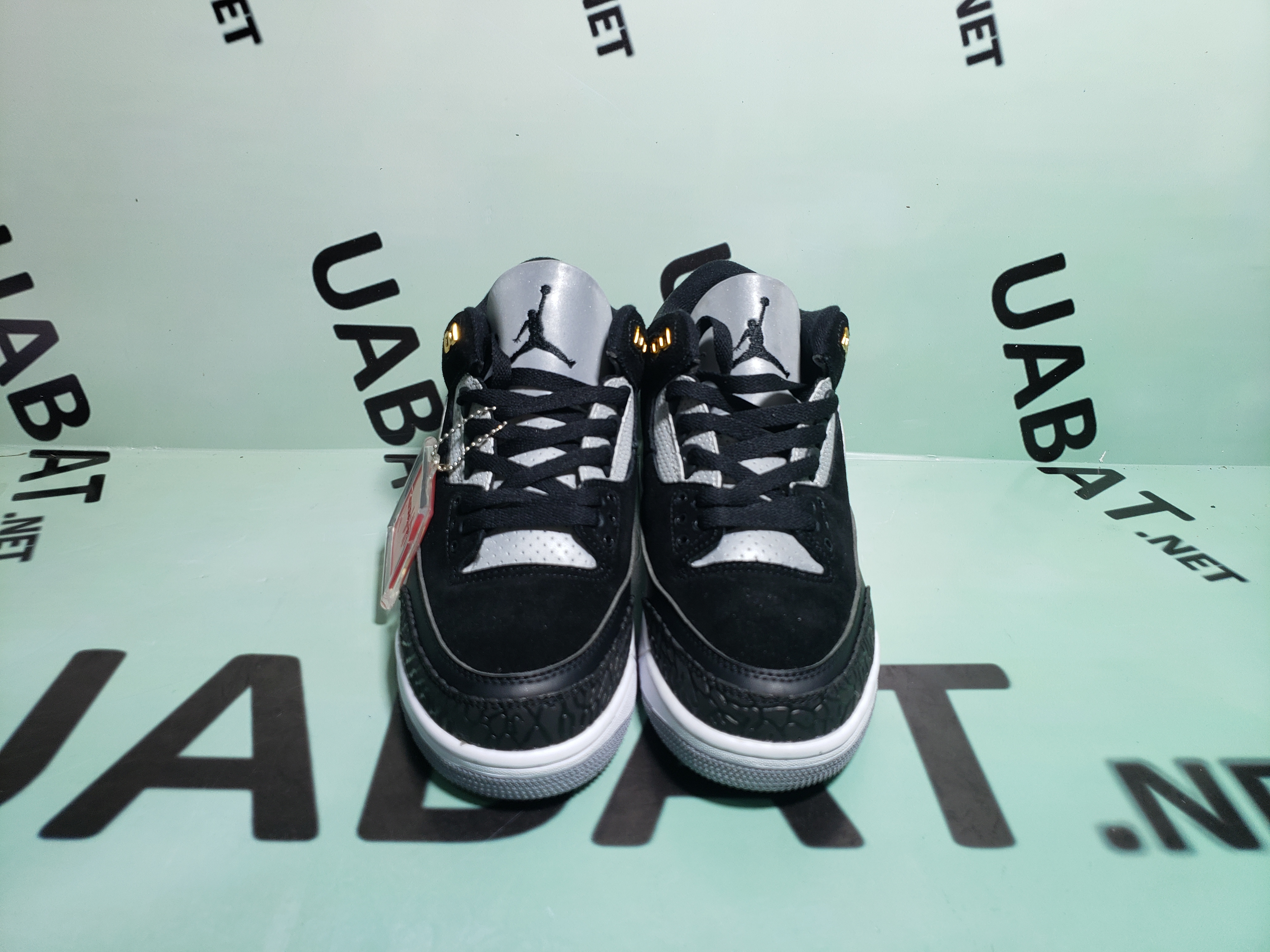Uabat Jordan 3 Retro Tinker Black Cement Gold ,CK4348-007