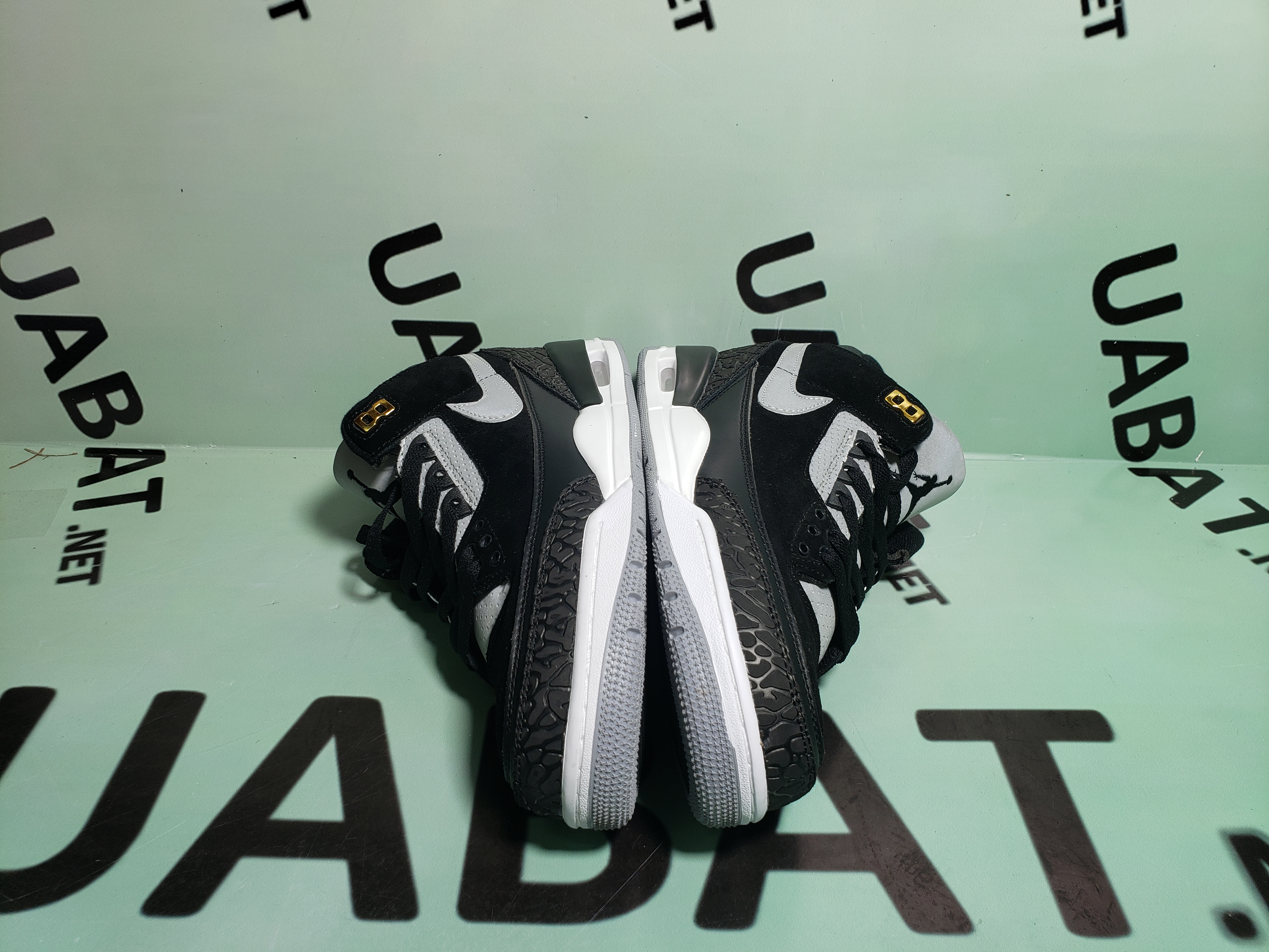 Uabat Jordan 3 Retro Tinker Black Cement Gold ,CK4348-007