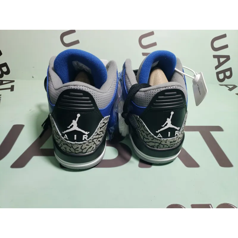 Uabat Jordan 3 Retro Varsity Royal Cement ,CT8532-400
