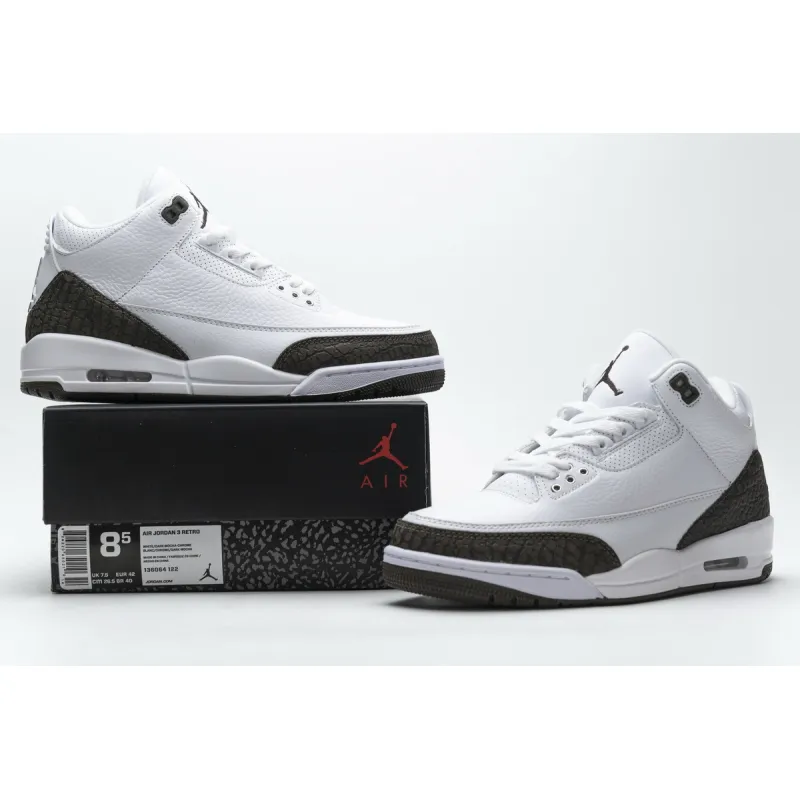 Uabat Jordan 3 Retro Mocha (2018) ,136064-122