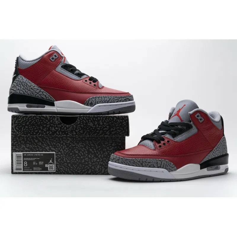 Uabat Jordan 3 Retro SE Unite Fire Red ,CK5692-600