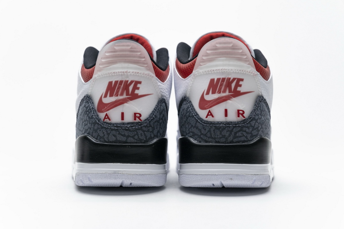 Uabat Jordan 3 Retro SE Fire Red Denim (2020) ,CZ6431-100