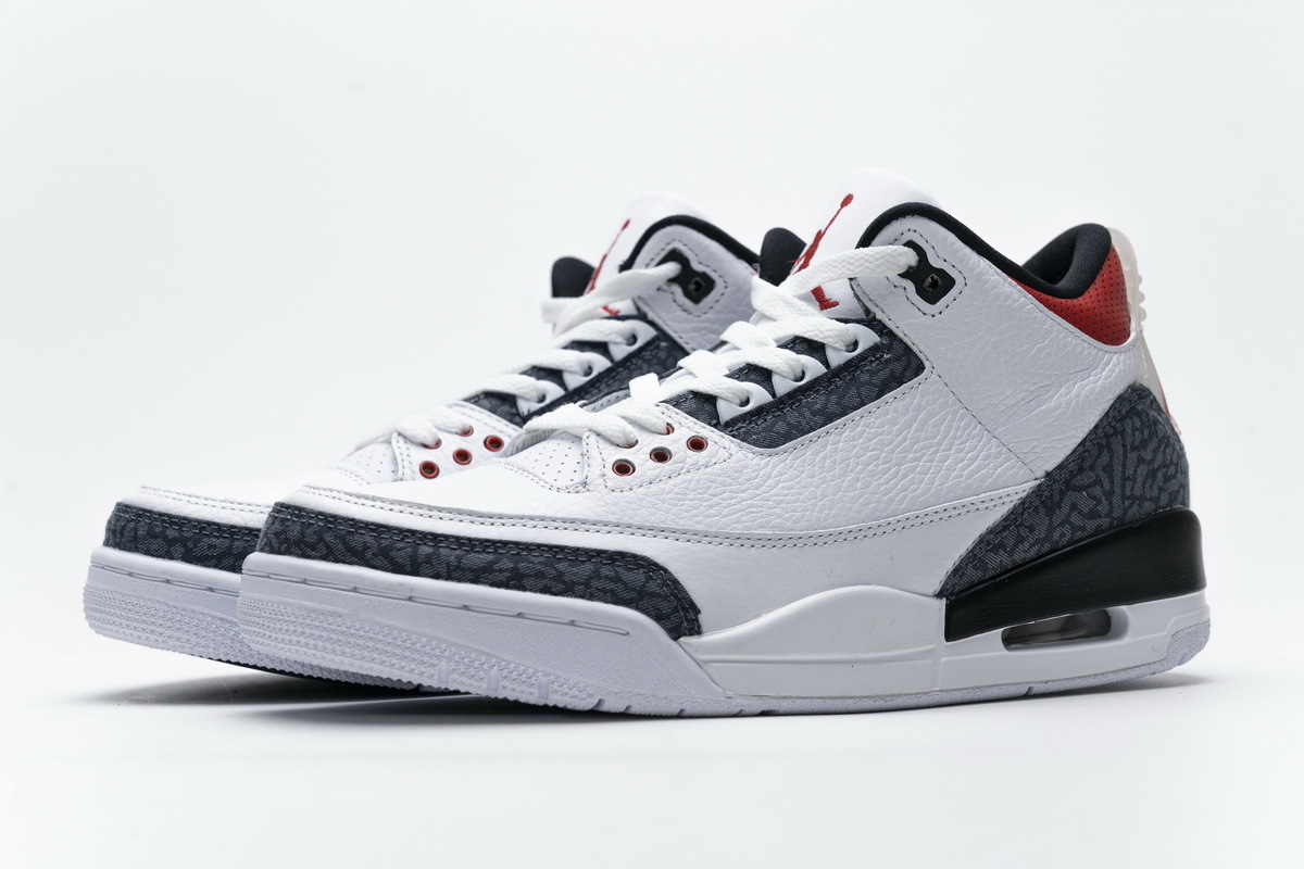 Uabat Jordan 3 Retro SE Fire Red Denim (2020) ,CZ6431-100