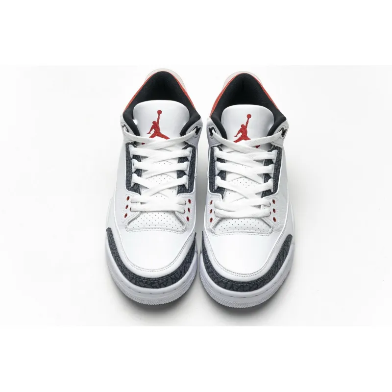 Uabat Jordan 3 Retro SE-T CO JP Fire Red Denim ,CZ6433-100