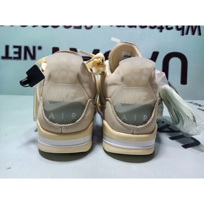 Uabat Jordan 4 Retro Off-White Sail, CV9388-100