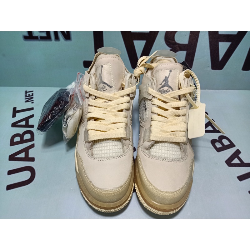Uabat Jordan 4 Retro Off-White Sail, CV9388-100