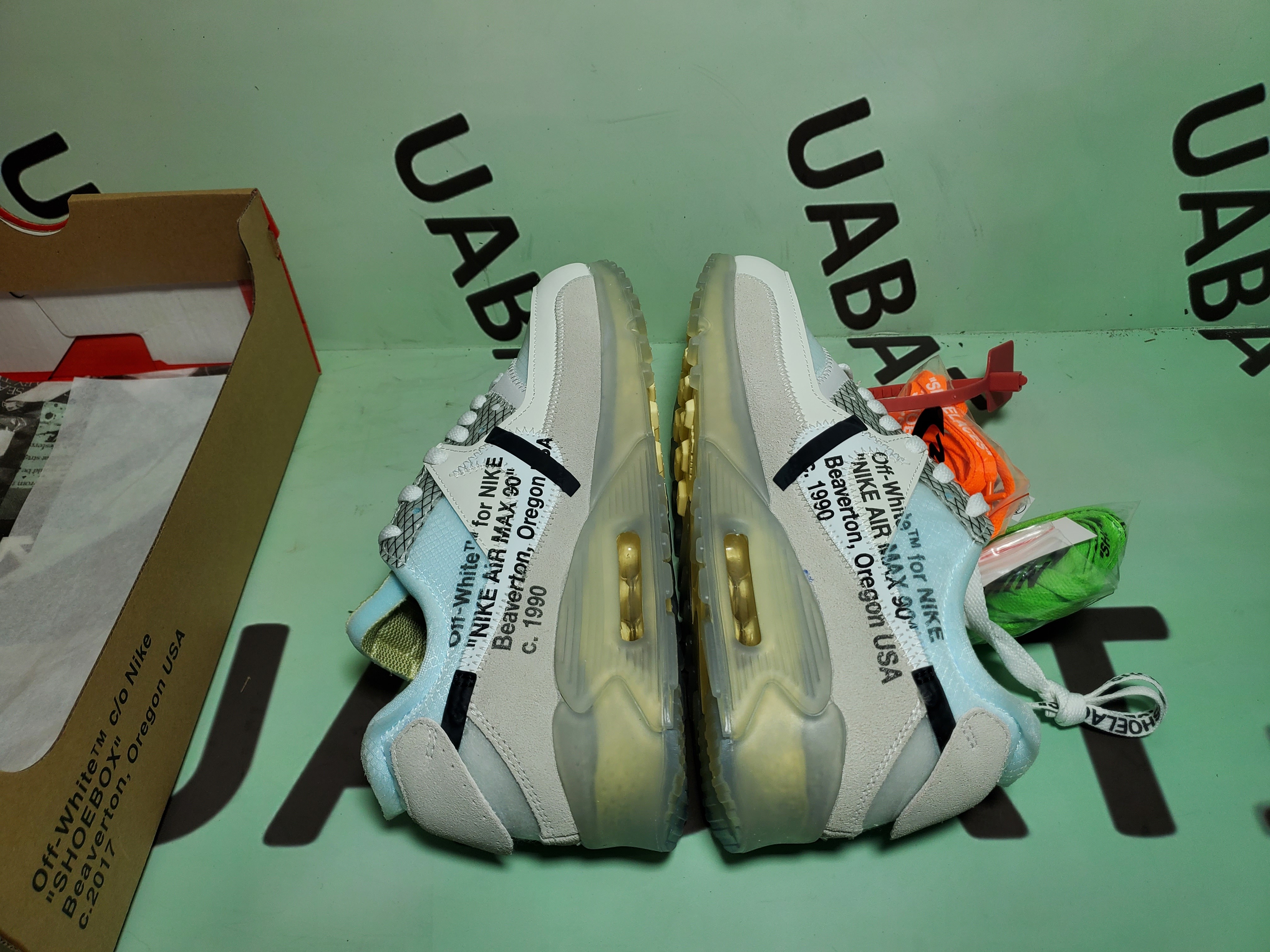 Uabat Air Max 90 OFF-WHITE ,AA7293-100 