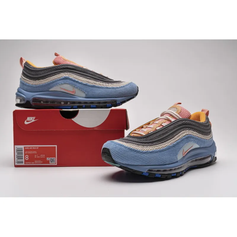 OG Air Max 97 Corduroy Light Blue ,CQ7512-462