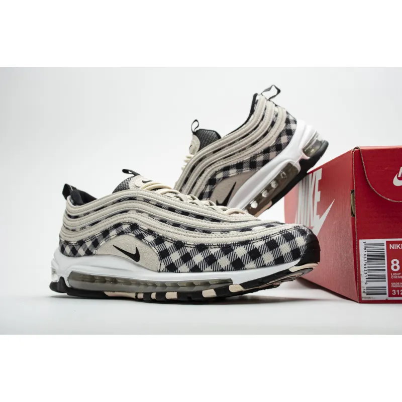 OG Air Max 97 Plaid Light Cream ,312834-201