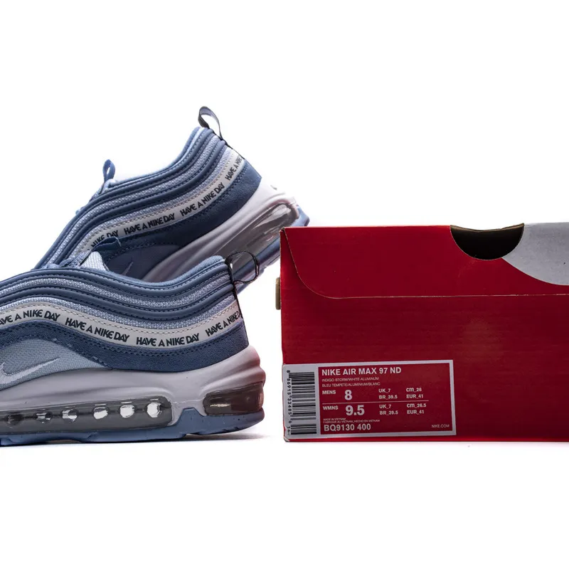 OG Air Max 97 Have a Nike Day Indigo Storm ,BQ9130-400