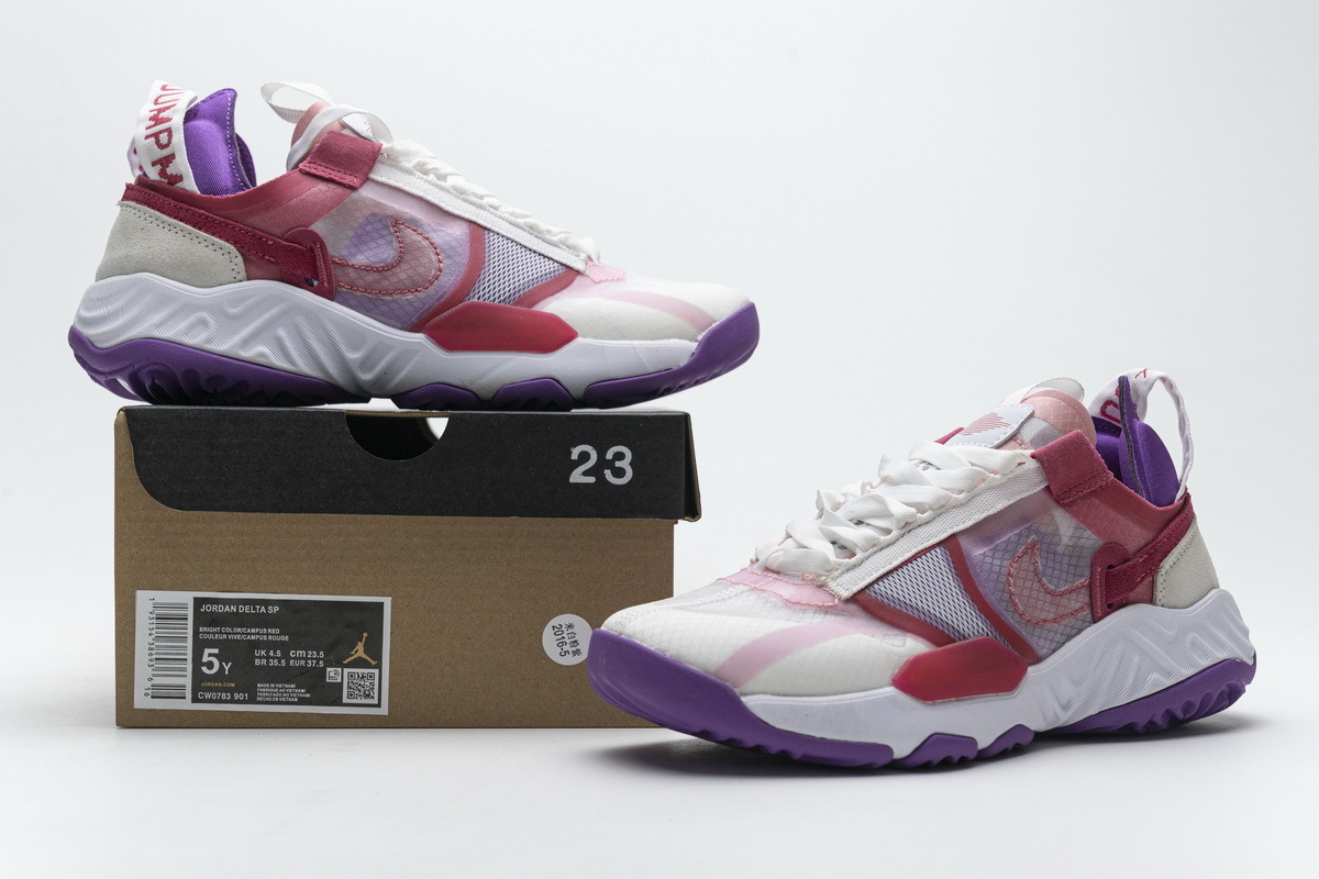 OG Jordan Delta SP Bright Color Campus Red ,CW0783-901