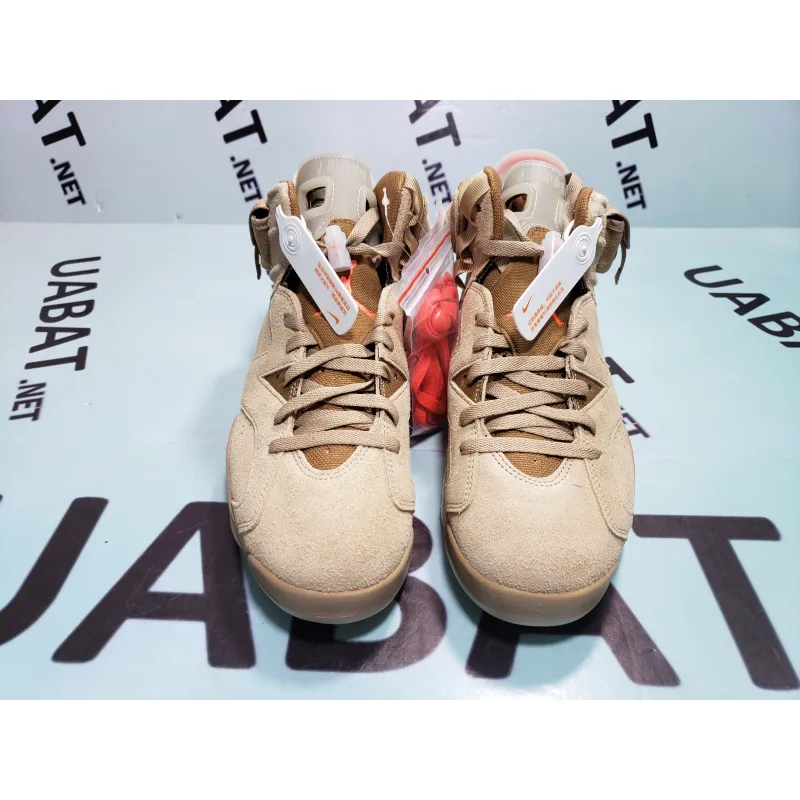 Uabat Jordan 6 Retro Travis Scott British Khaki,DH0690-200