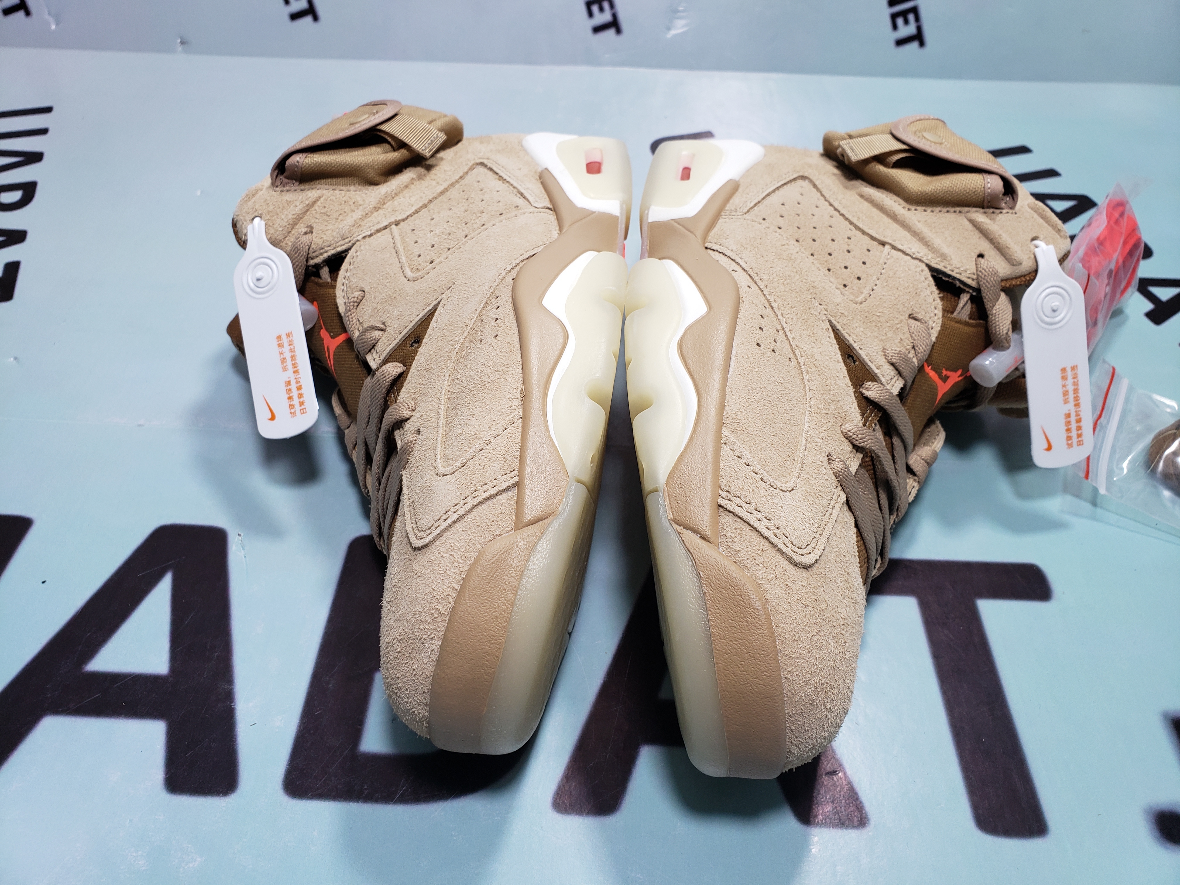 Uabat Jordan 6 Retro Travis Scott British Khaki,DH0690-200