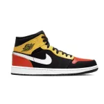 OG Jordan 1 Mid Black Amarillo Orange, 852542-087 