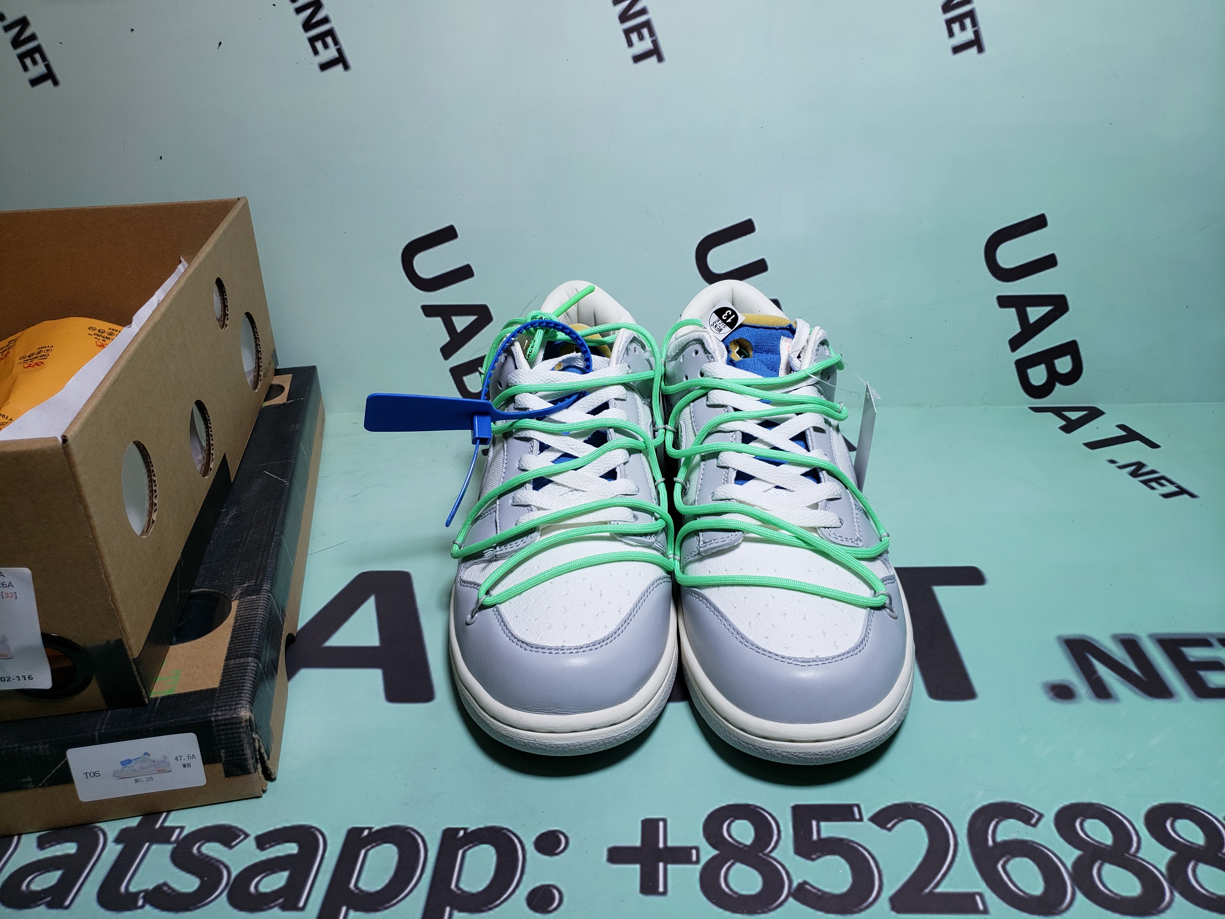 Uabat OFF WHITE X Dunk SB Low The 50 NO.26,  DM1602-116