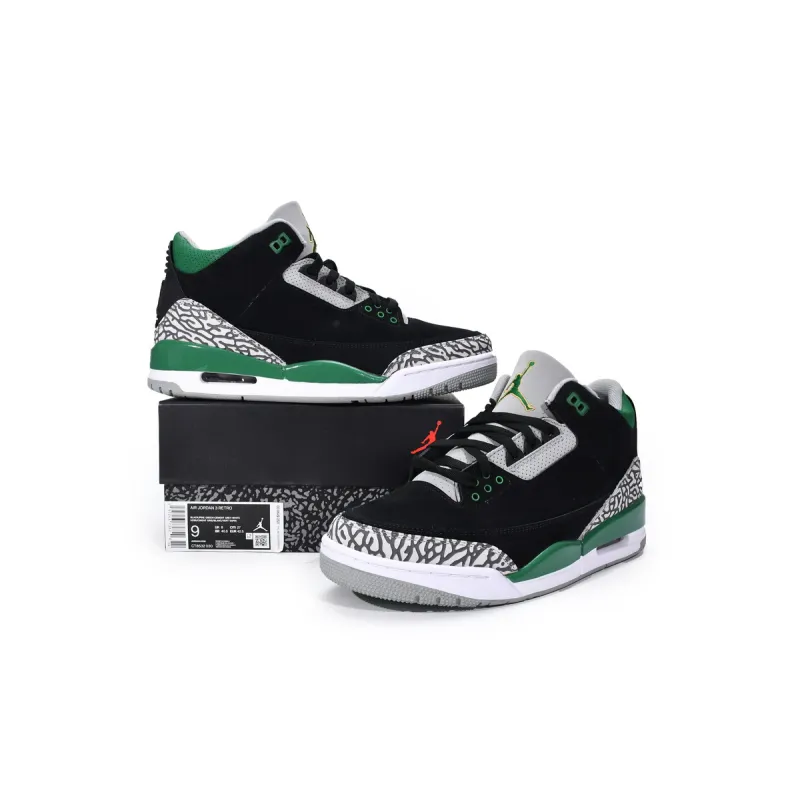 Uabat Jordan 3 Retro Pine Green, CT8532-030