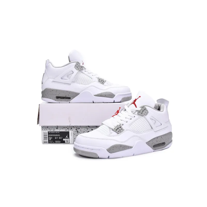 Uabat Jordan 4 Retro White Oreo (2021), CT8527-100