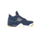 Uabat Jordan 4 Retro Levi's Denim (Tag with Levi's Logo),  AO2571-401